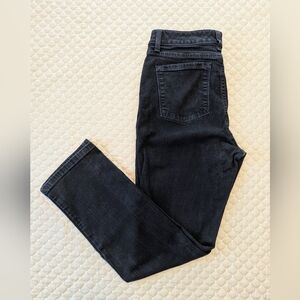 L.L. Bean Classic Fit Black Denim Jeans, Size 12